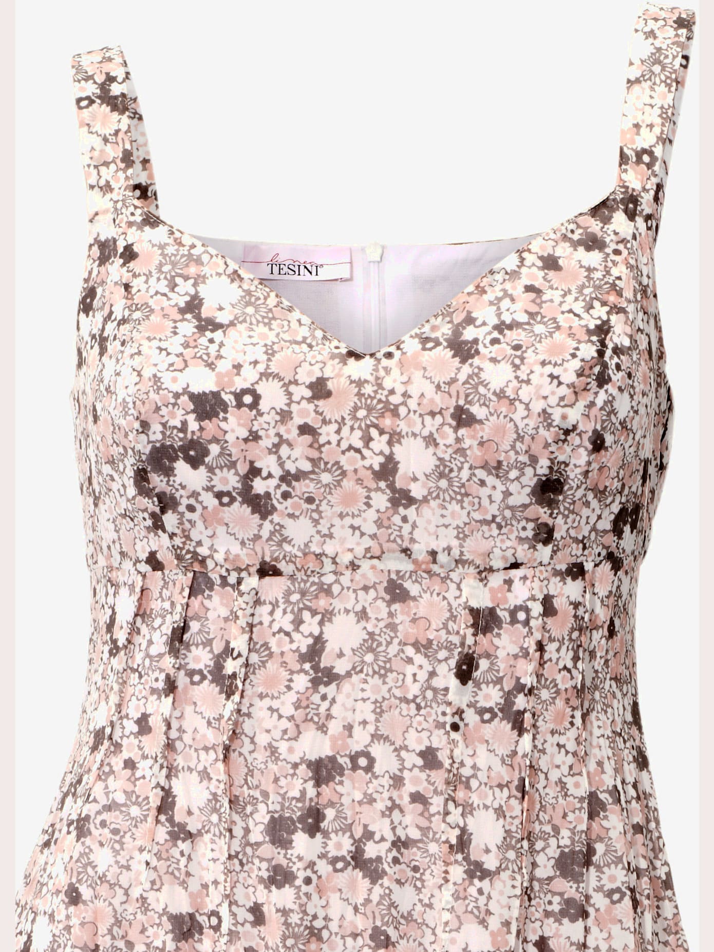 Robe longue look romantique