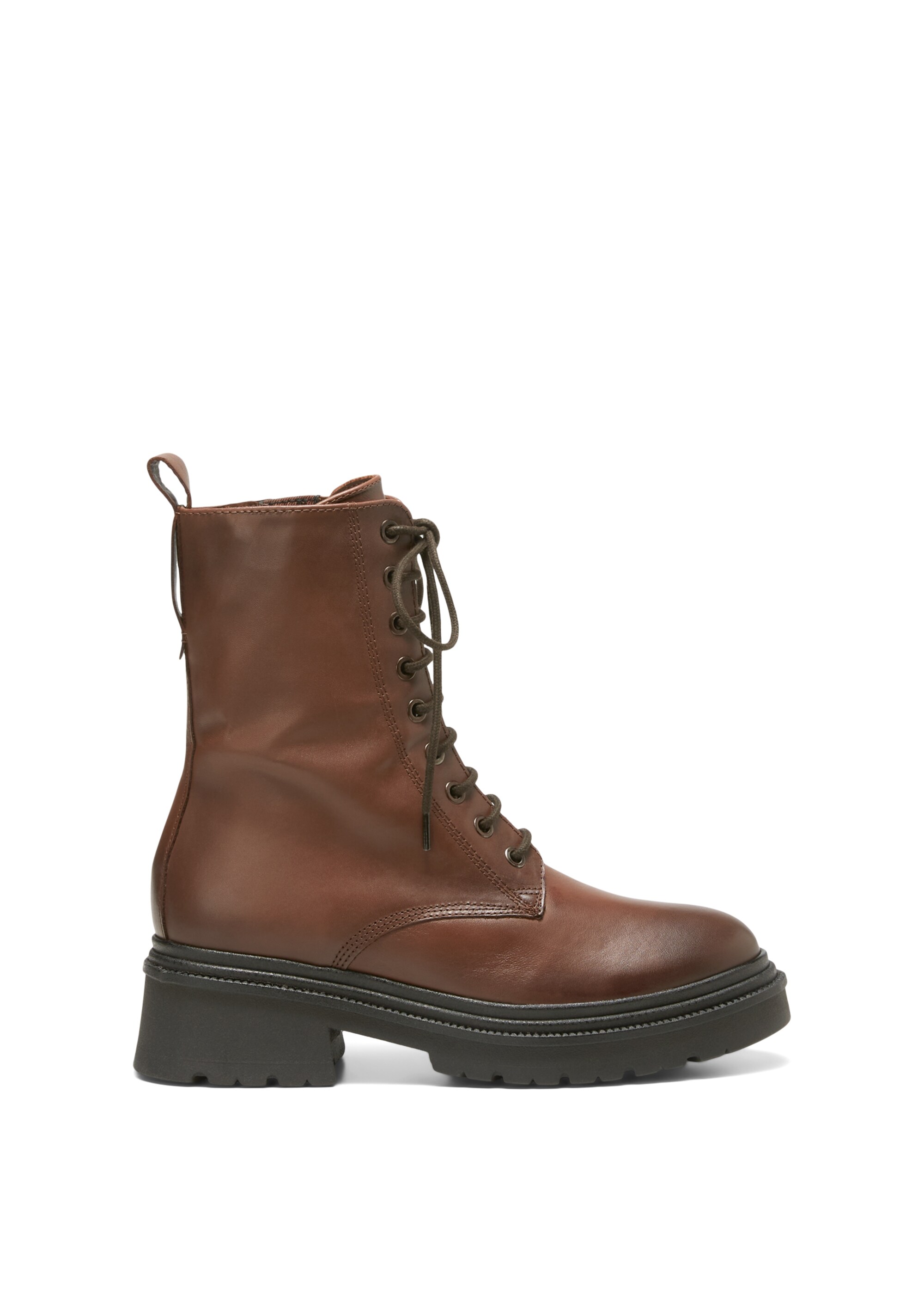 Schnürstiefel mit Innenzipper