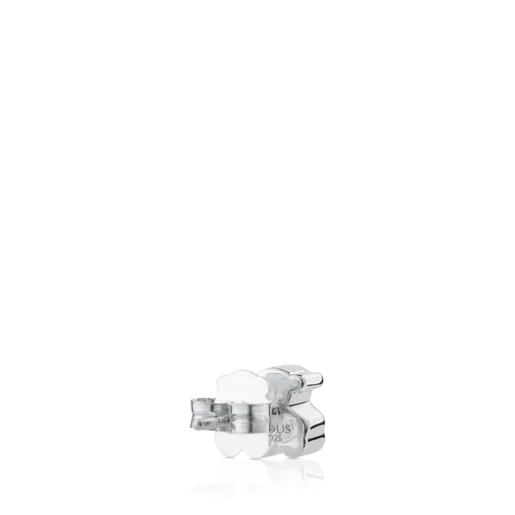 Brincos Sweet Dolls de prata de 0,7 cm