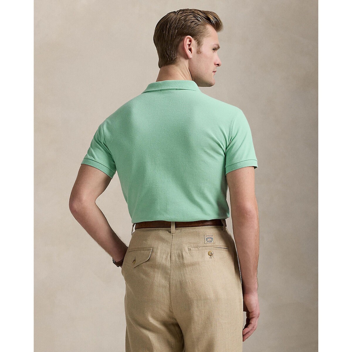 POLO RALPH LAUREN<br>Polo elegante em malha piqué
