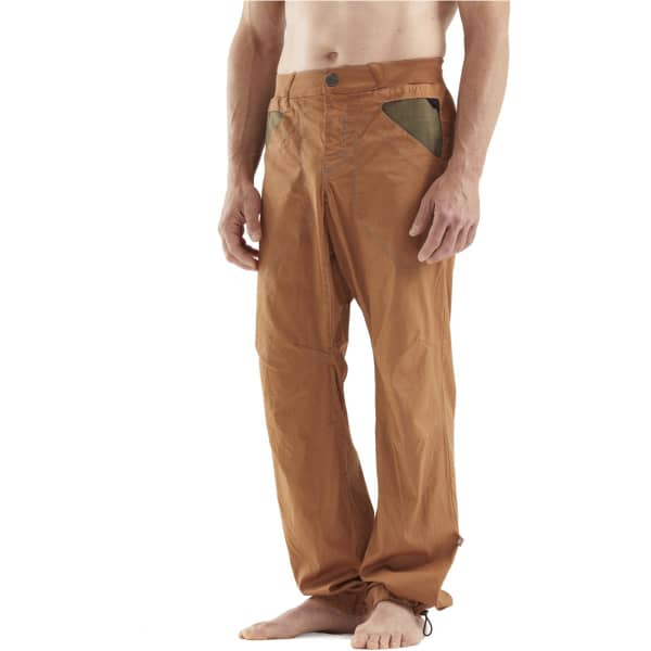 Pantalon escalade E9 N 3ANGOLO TROUSERS TOBACCO
