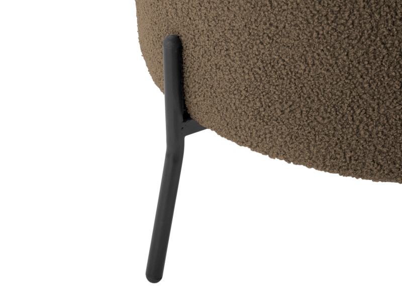 Chair Noble Teddy Curl LM2105BK Black