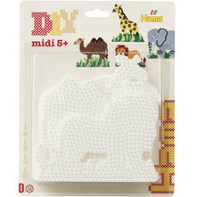 hama Plaques pour perles 'Eléphant, girafe, lion, chameau'