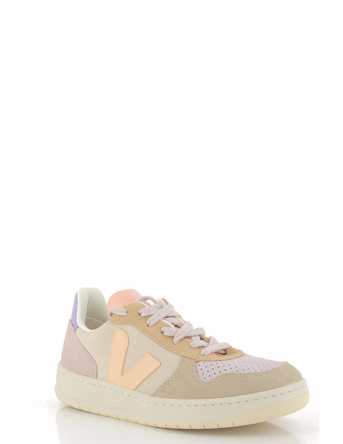 veja Baskets de ville femme v-10 suede mulitcolor