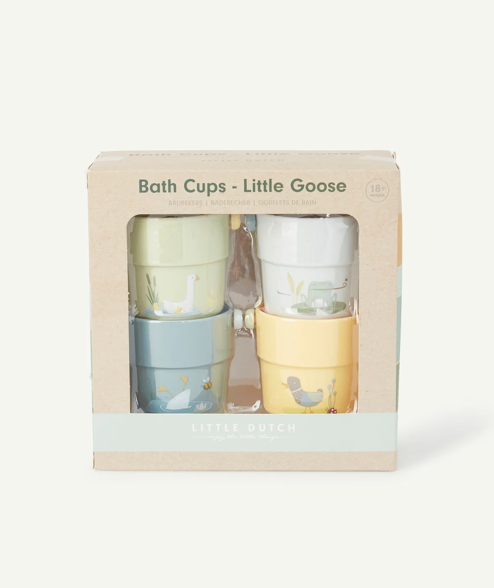 LITTLE DUTCHLOT DE 4 GOBELETS DE BAIN