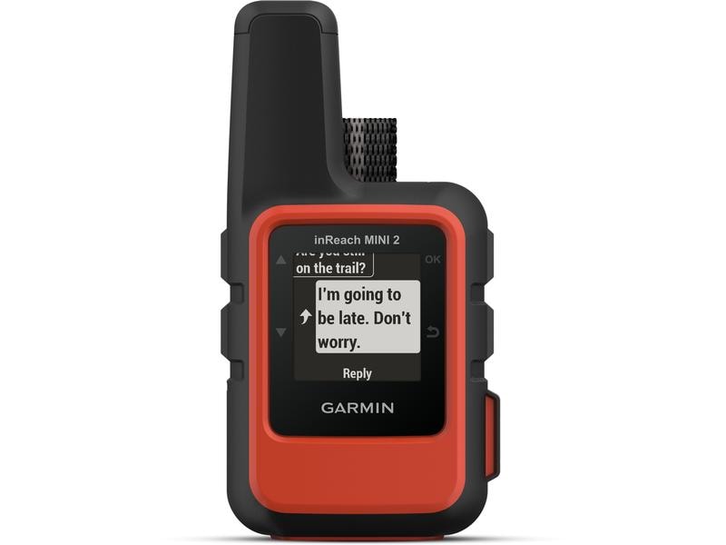 GARMIN Hand GPS inReach Mini 2, Schwarz/Rot GPS Satelliten Kommunikationsgerät