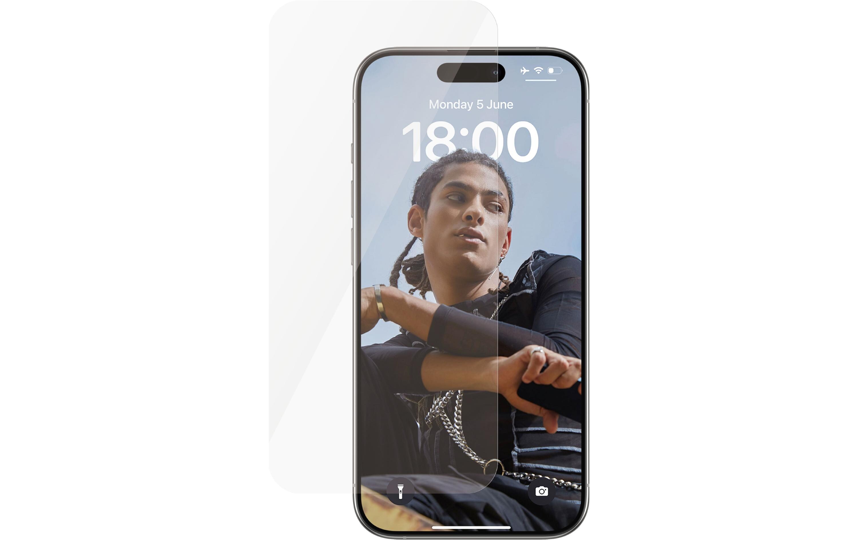 Displayschutz Ultra Wide Fit iPhone 15 ProDisplay-Schutzfolie für das Apple iPhone 15 Pro