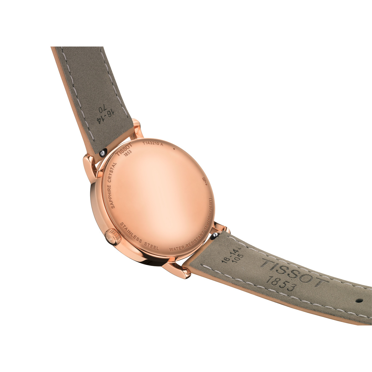 Montre TISSOT T-classic femme bracelet cuir beige