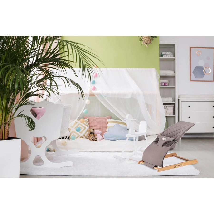 babyGO Babywippe Skippy Grey