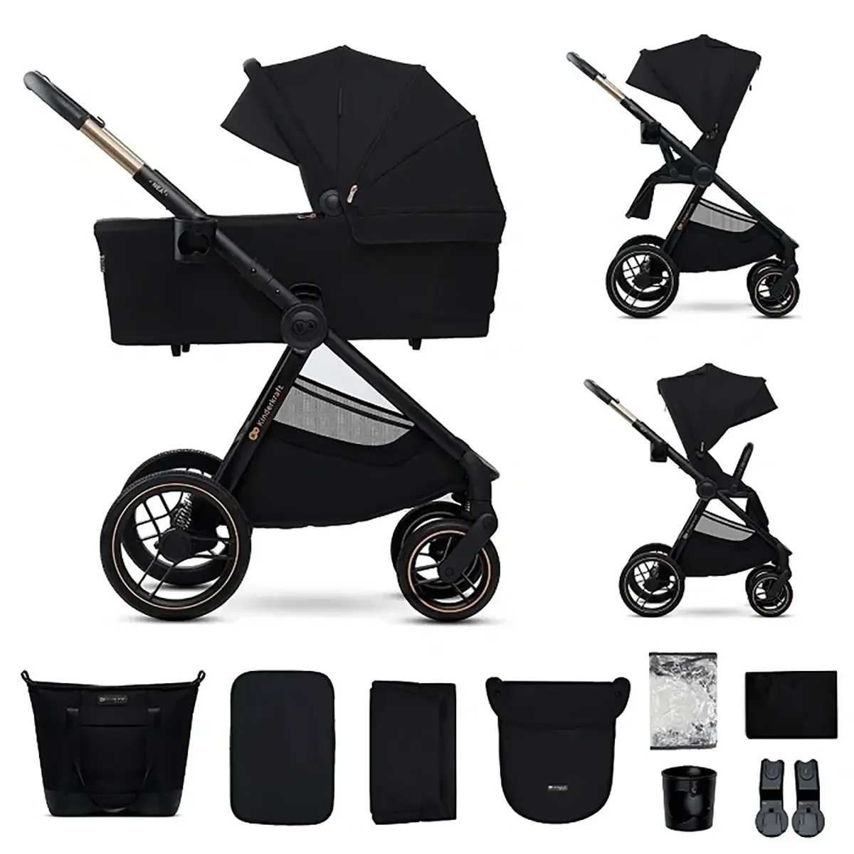 4kraft sp. z o.o. Kinderkraft Multifunktionaler Kinderwagen Nea 2.02in1 Kollektion 2025