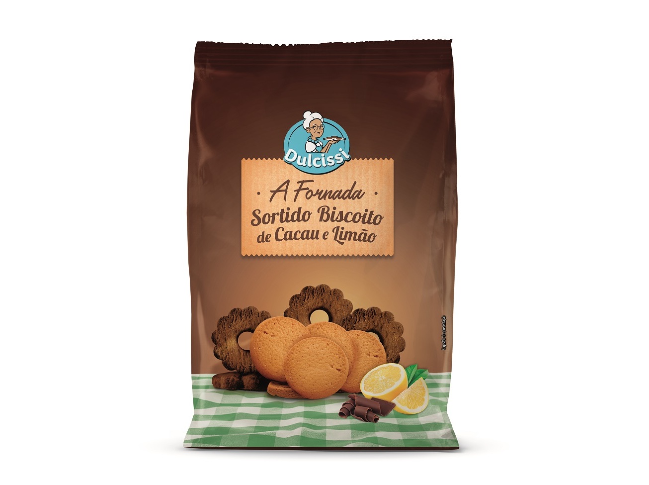 BOLACHA DULCISSI SORTIDO CACAU E LIMÃO 400G