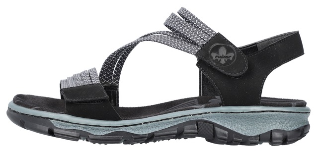 Rieker Riemchensandale  , Sommerschuh, Sandalette, Klettschuh, in sportiver Optik