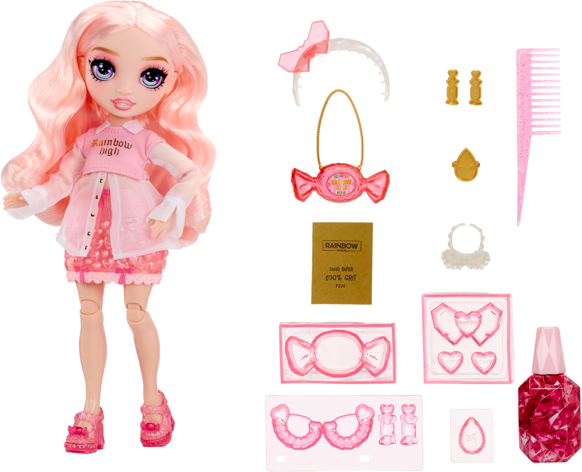 RAINBOW HIGH Anziehpuppe »Creative Crystals Fashion Doll- Bella«