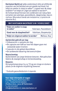 Davitamon Nachtrust 3-in-1 Capsules 20CP