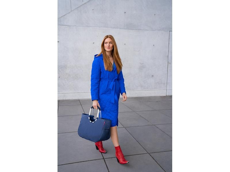 Reisenthel Einkaufskorb Loopshopper L Herringbone Dark Blue Einkaufstasche