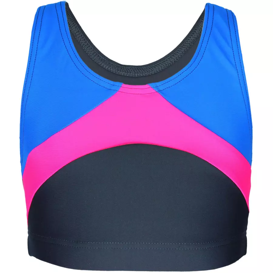 Aquarti Mädchen Sport Bikini Racerback Bustier & Bikinislip rosablau