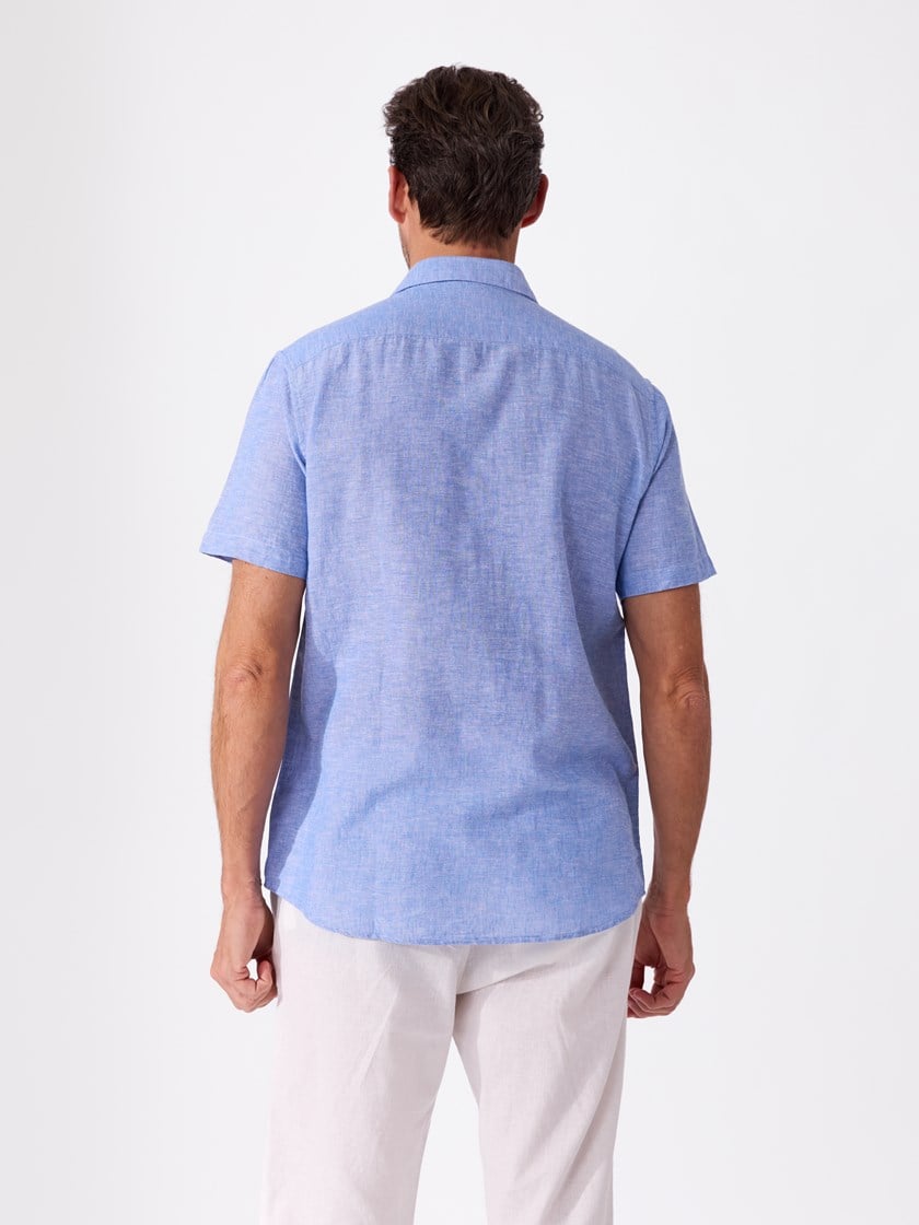 Elia skjorte Chambray Blue