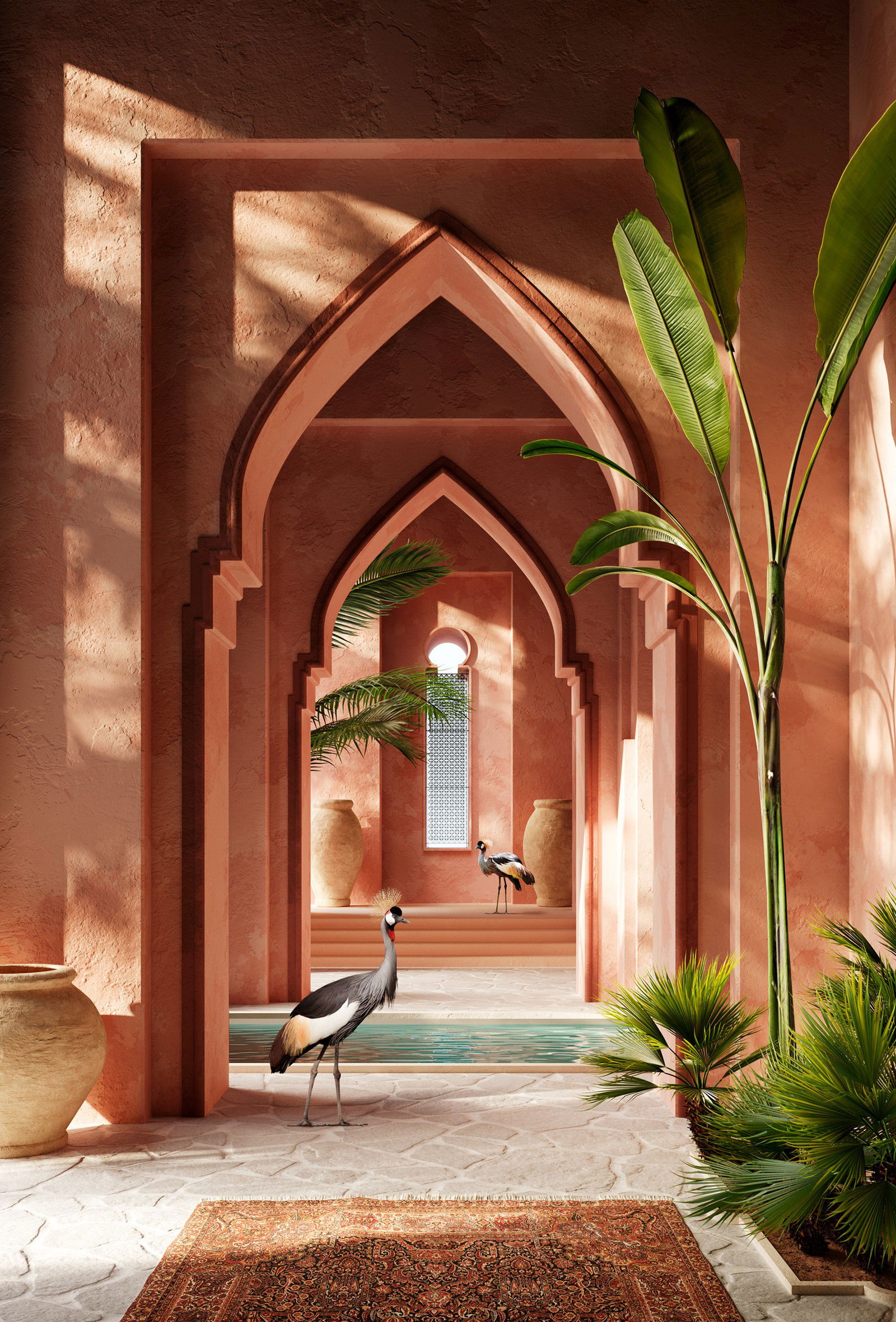 Pink Palace by Massimo Colonna - Limited Edition. Edition of: 150. Signed.