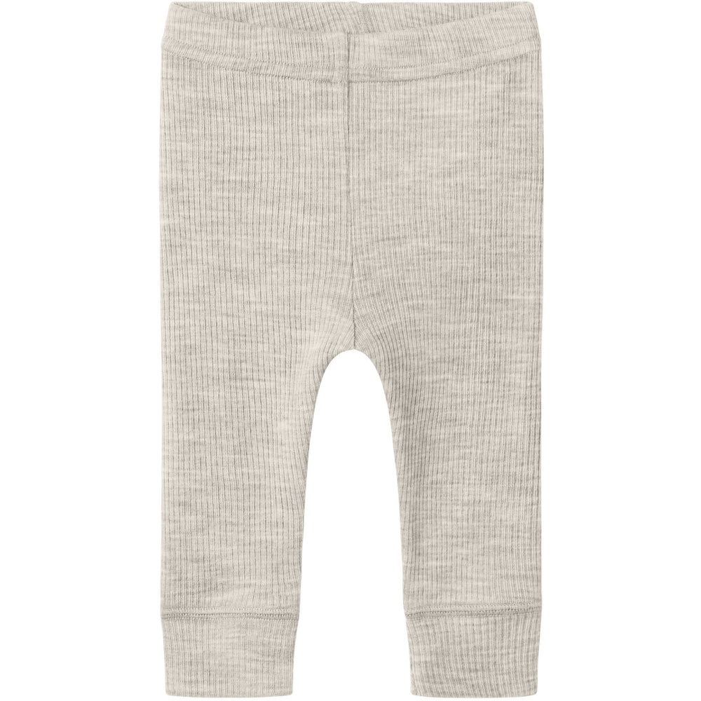 Køb Name It Nacreous Cloud Nbnwax Uld Rib Leggings Noos