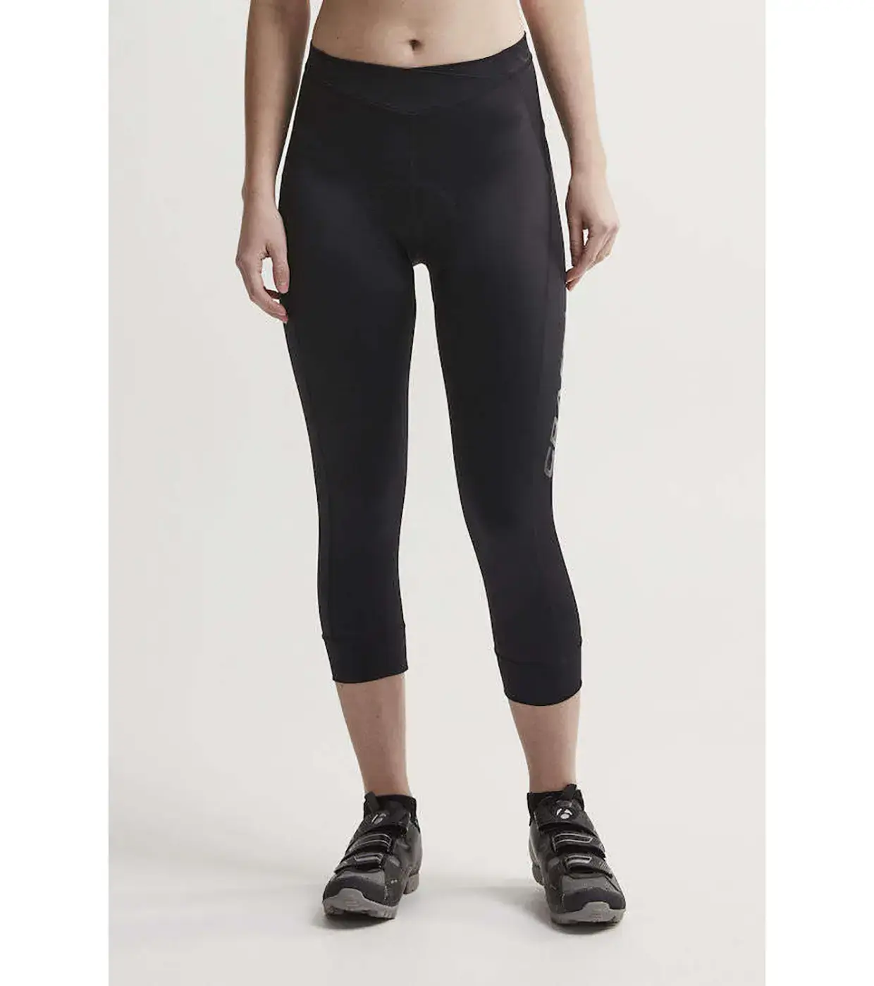 Craft Core Essence Driekwart Fietsbroek met Zeem Zwart Dames