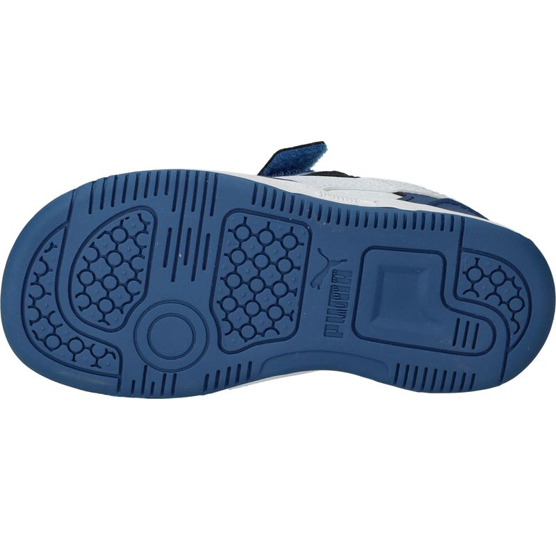 Puma Rebound V6 Low Sneakers Blauw Jongens