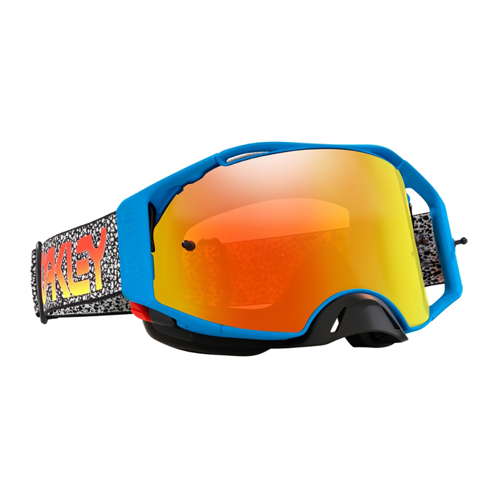 Oakley - Masque Airbrake MX - Ecran Iridium Bleu / Orange
