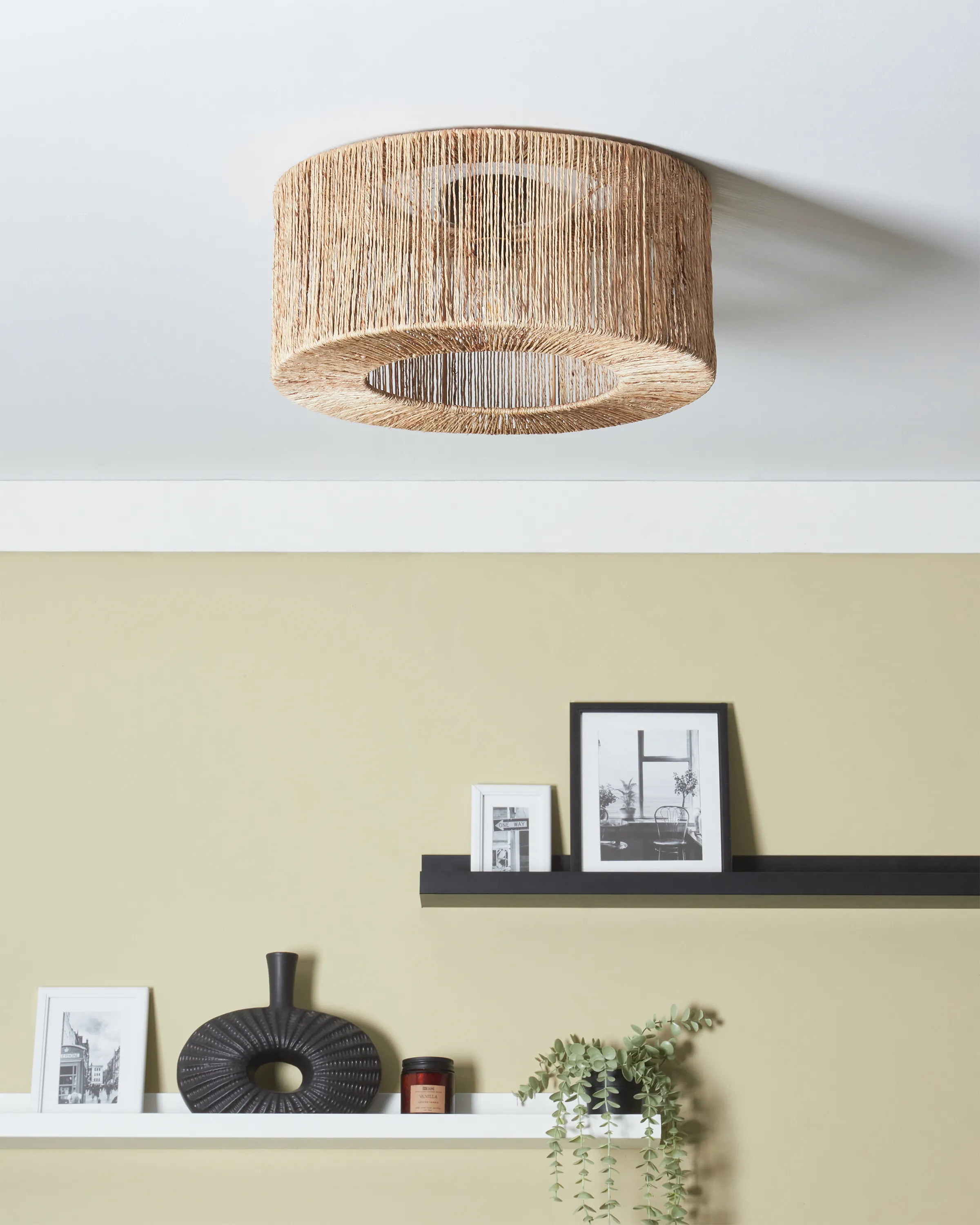Plafondlamp SEWA Jute Natuurlijk