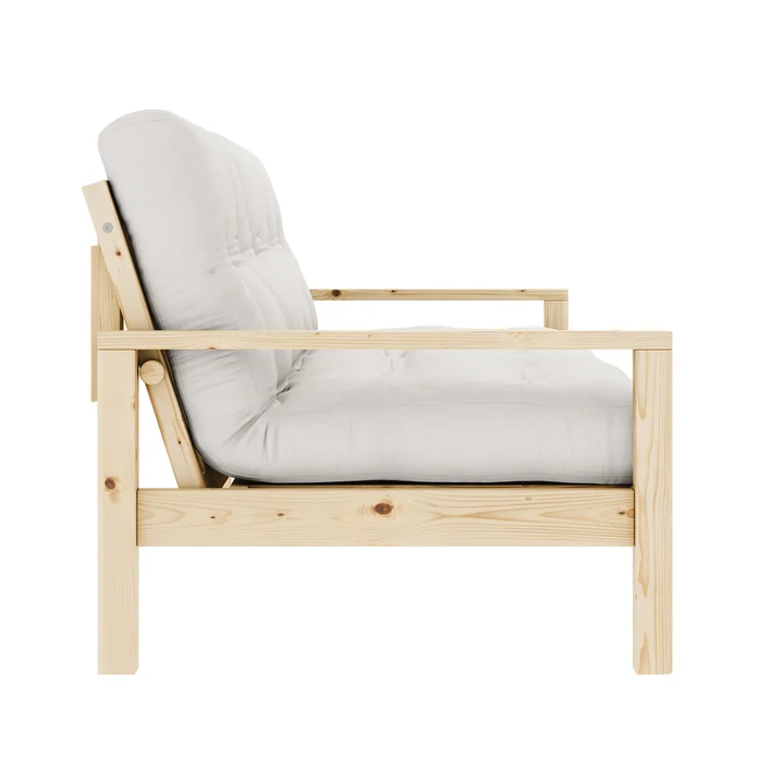 Karup Design - Knob Schlafsofa 130 x 190 cm, Kiefer natur / grau (746)