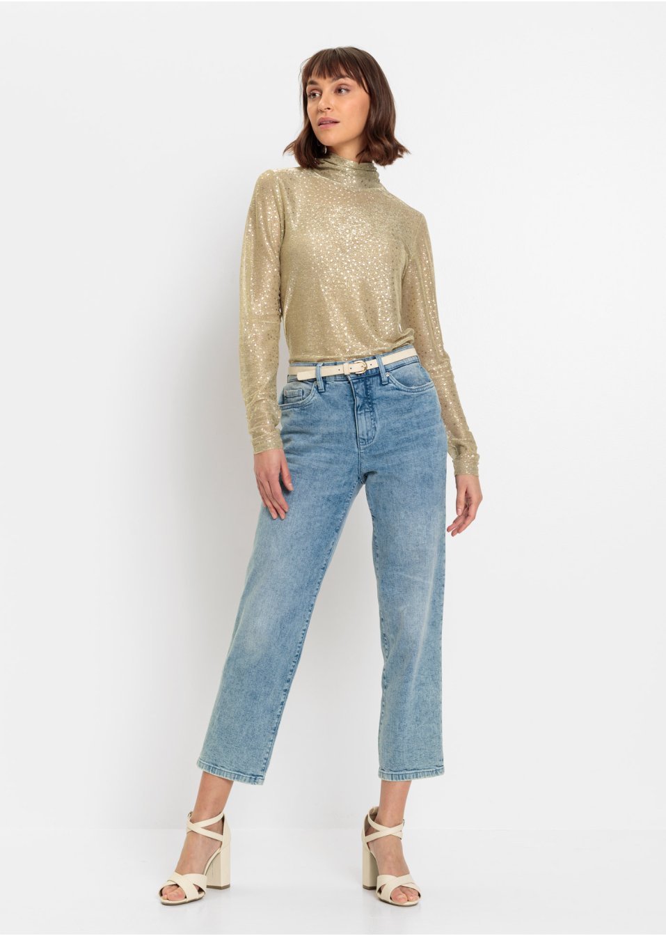 T-shirt manches longues avec Lurex