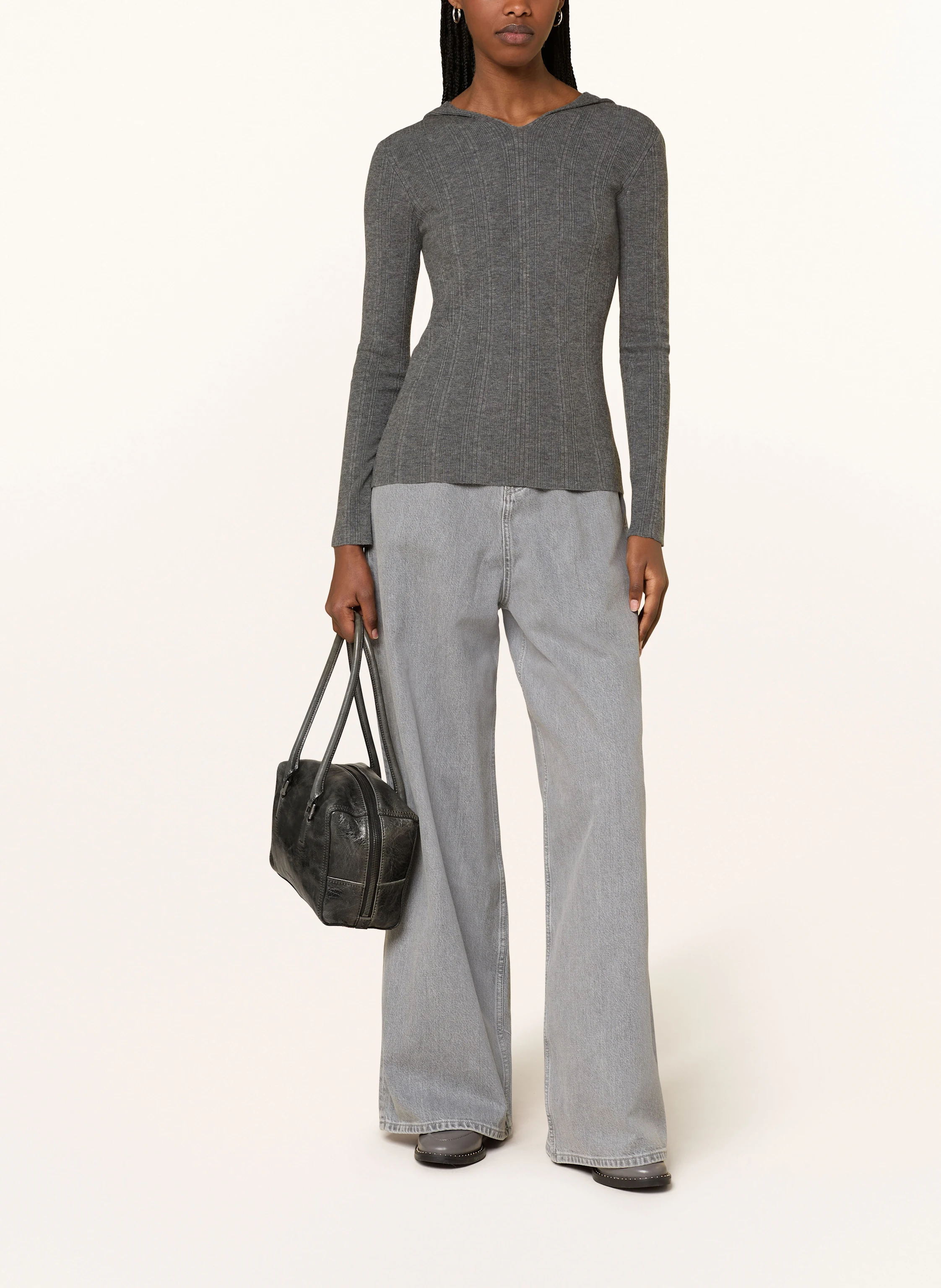 REISS Strick-Hoodie