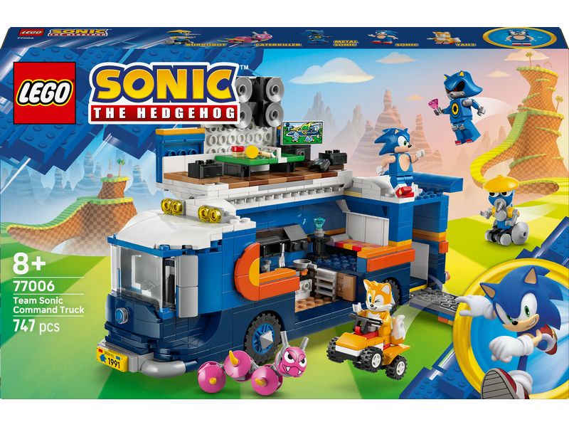 LEGO® Sonic Team Kommando-Truck 77006 Unbegrenzter Spielspass für Sonic Fans