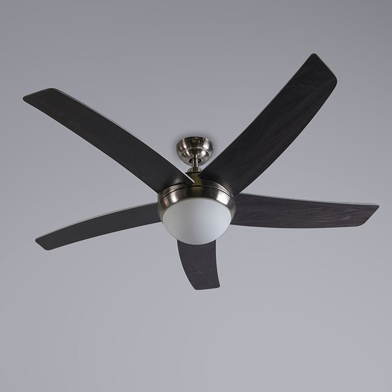 Plafondventilator staal 132cm met afstandsbediening - Cool