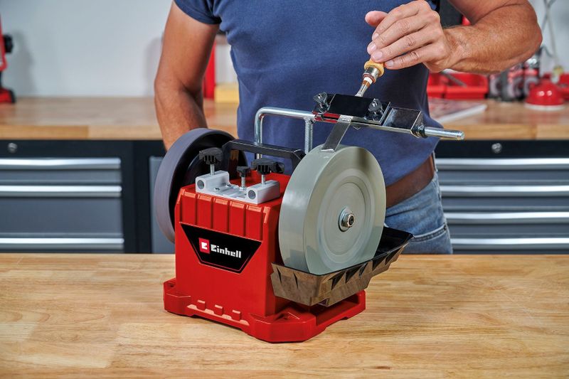 Einhell - TC-WG 200 - Elektrische Natslijpmachine - 125 W - Incl. Slijpsteen