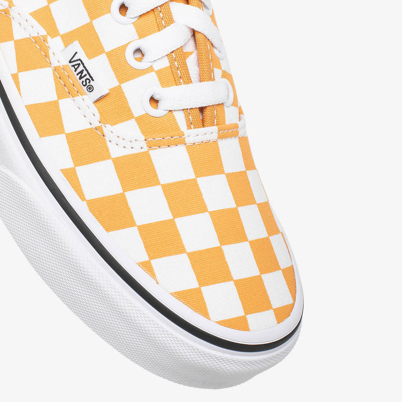 Vans Sneakers en Toile Anaheim Checkerboard Authentic jaune/blanc