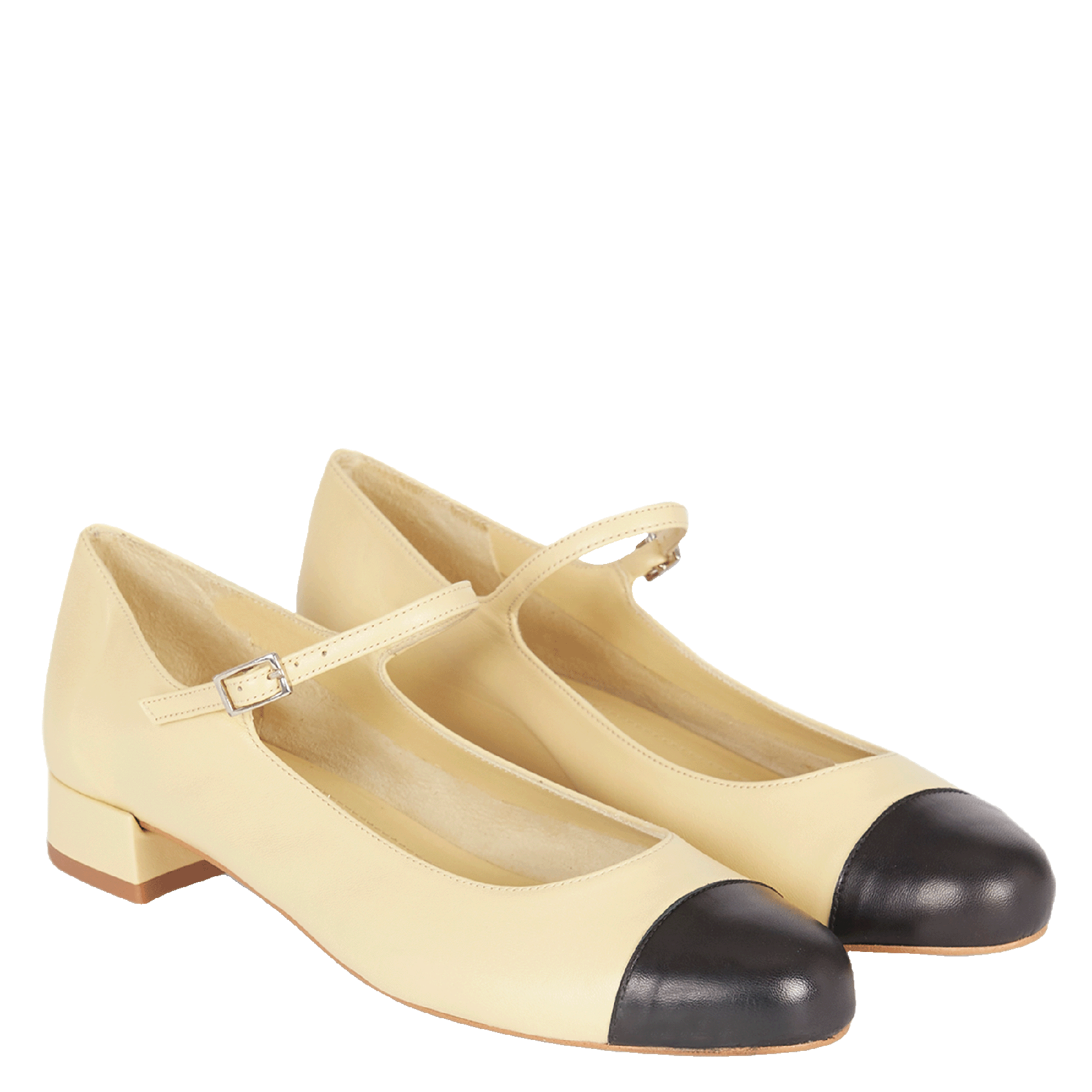 LOLA - Ballerines en cuir | Beige