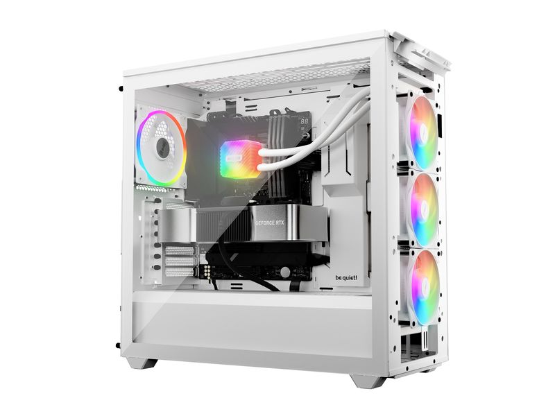 be quiet! Wasserkühlung Light Loop 360mm Weiss Leisutngsvoller und leiser Wasserkühler mit drei Lüfter