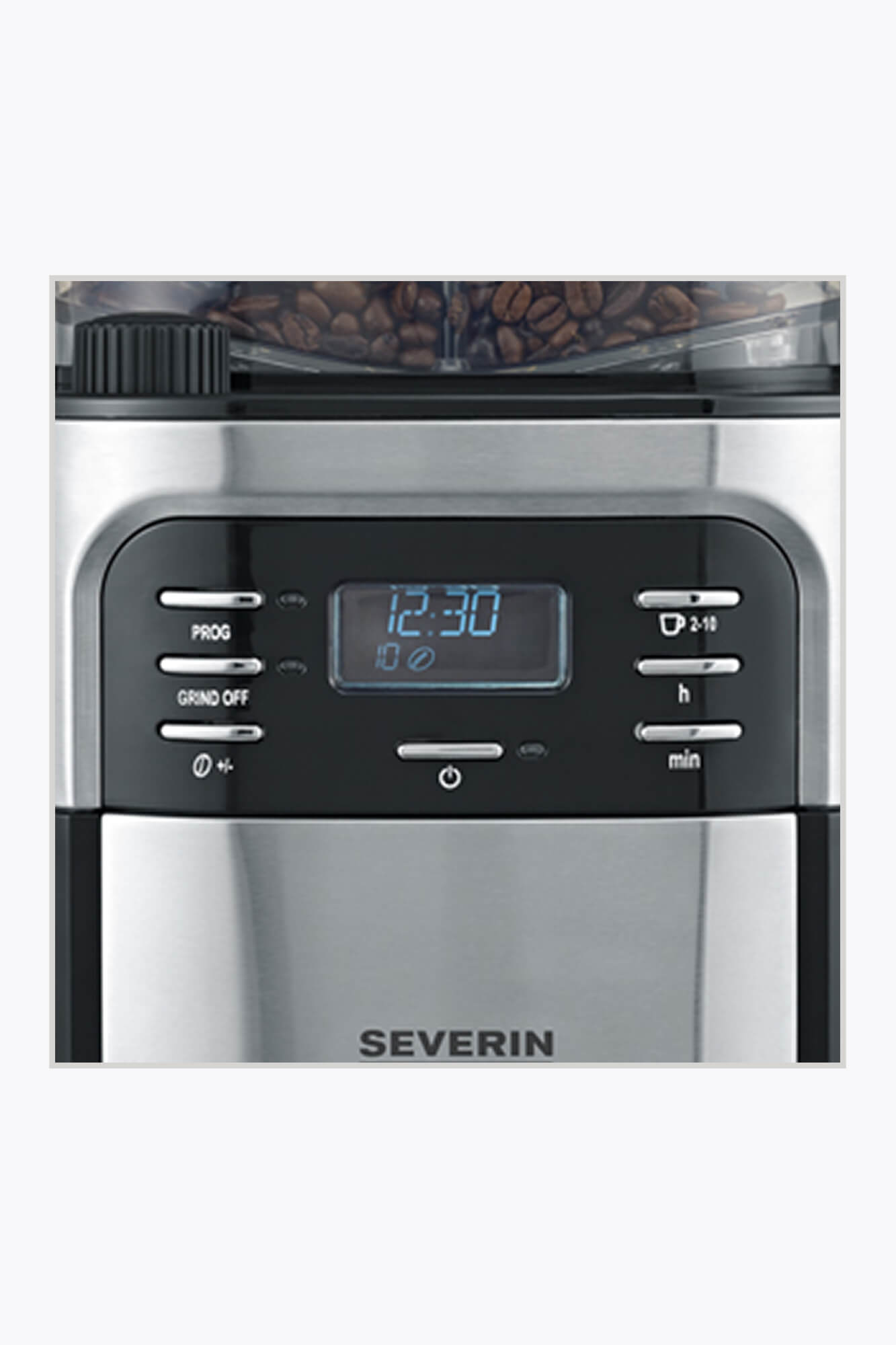 Severin Filterkaffeemaschine KA4810, Schwarz/Edelstahl
