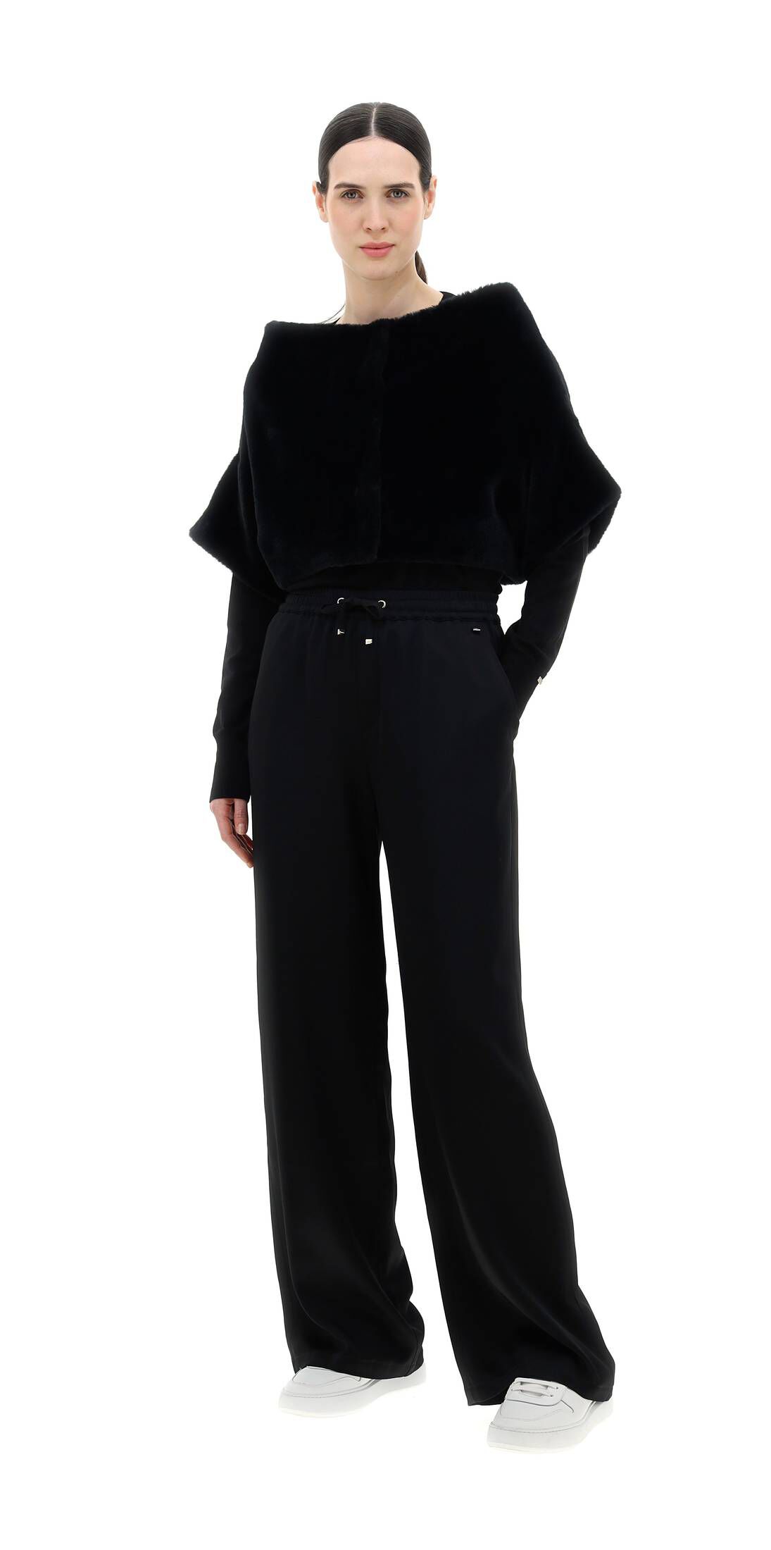 Herno| Damen Jacke FAUX FUR CAPE