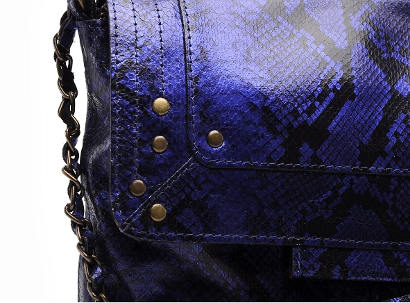 Pieces ville accessoires pcfelizia leather cross body fc bleu