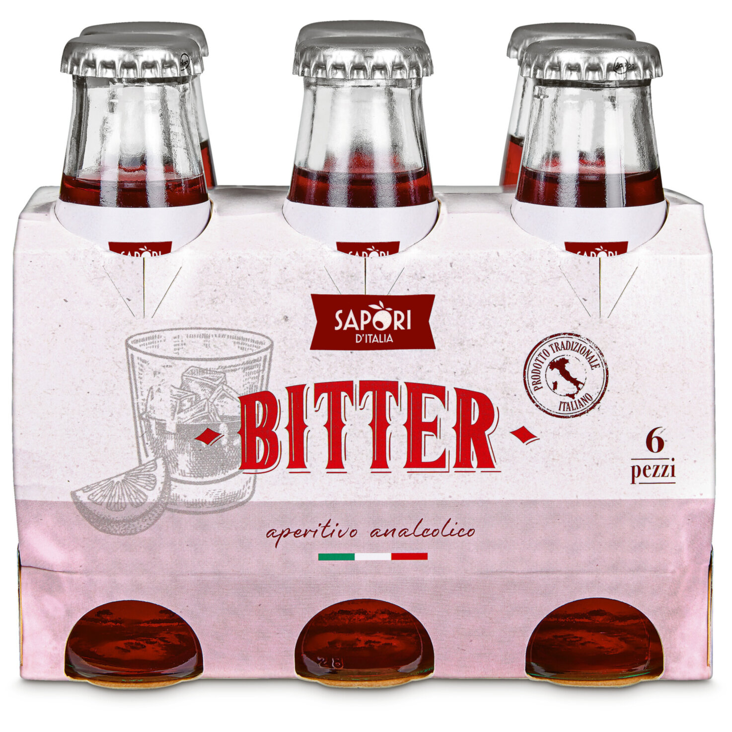 Sapori d'Italia Bitter alkoholfrei 6x10cl -60cl