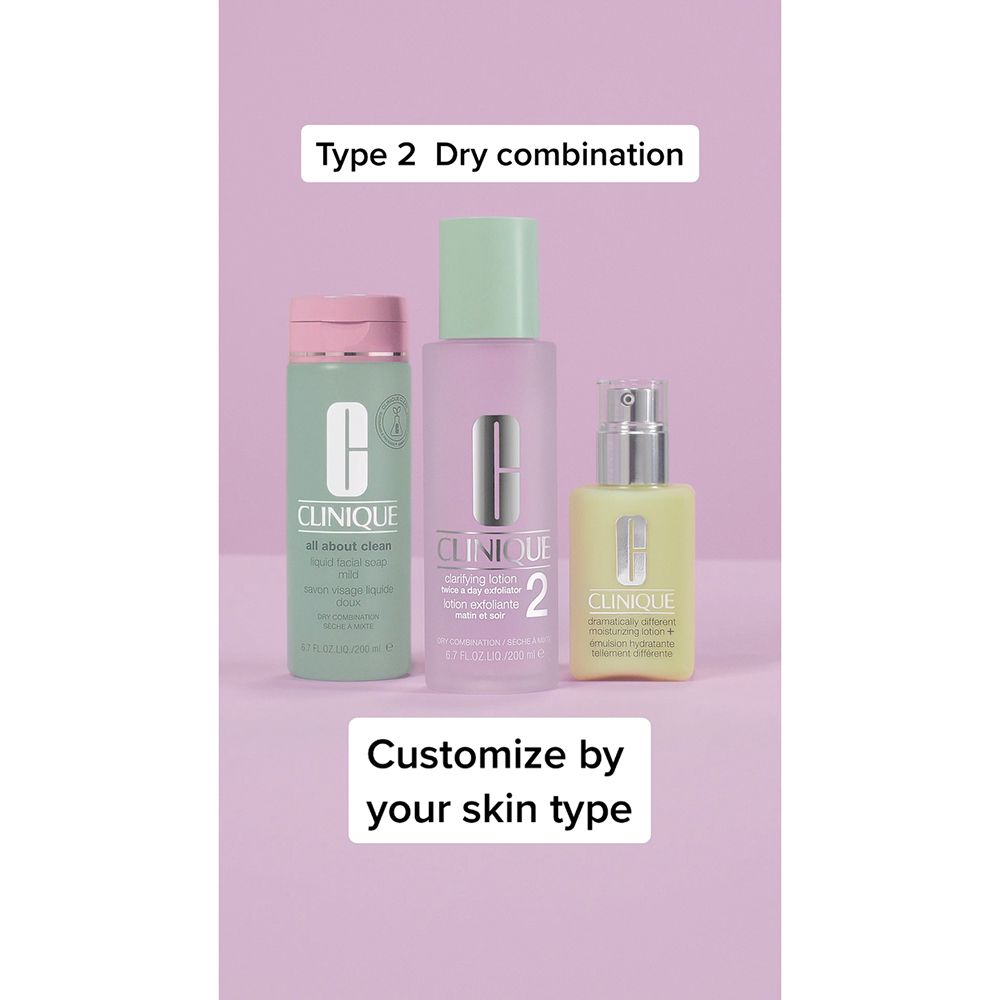 CLINIQUE Clarifying Lotion 2 Flüssiges Peeling für trockene Haut bis Mischhaut