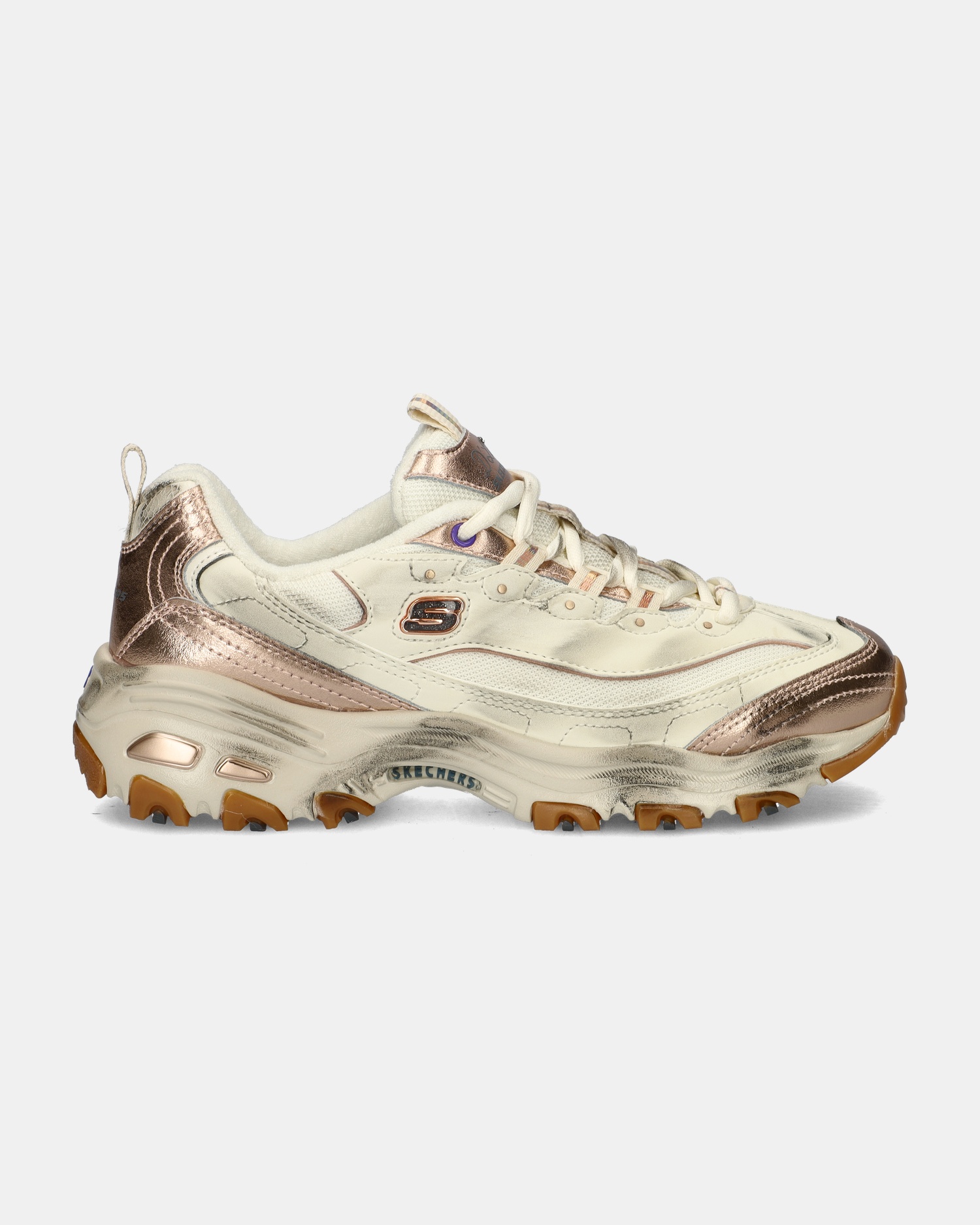 Skechers D'Lites Vintage Vision Lage sneakers  - wit