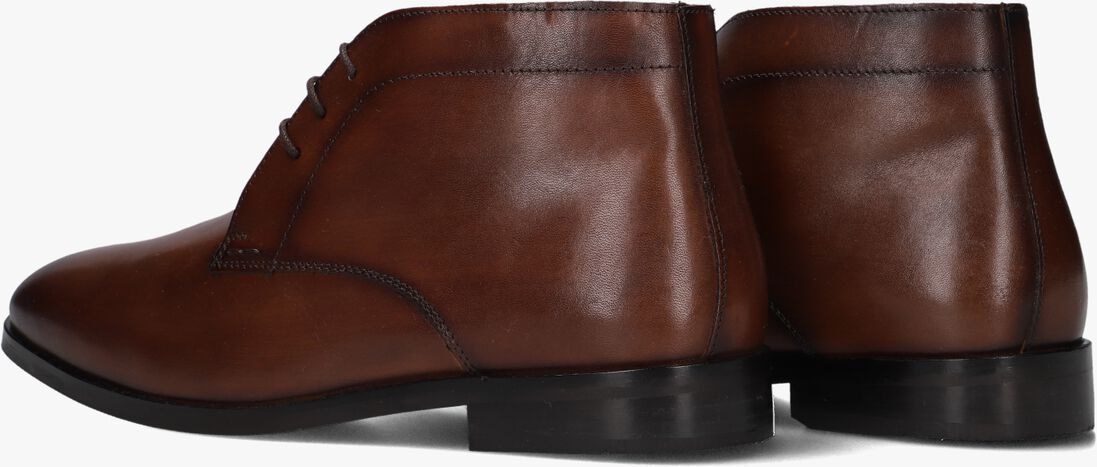 cognac stefano lauran veterschoenen 92301