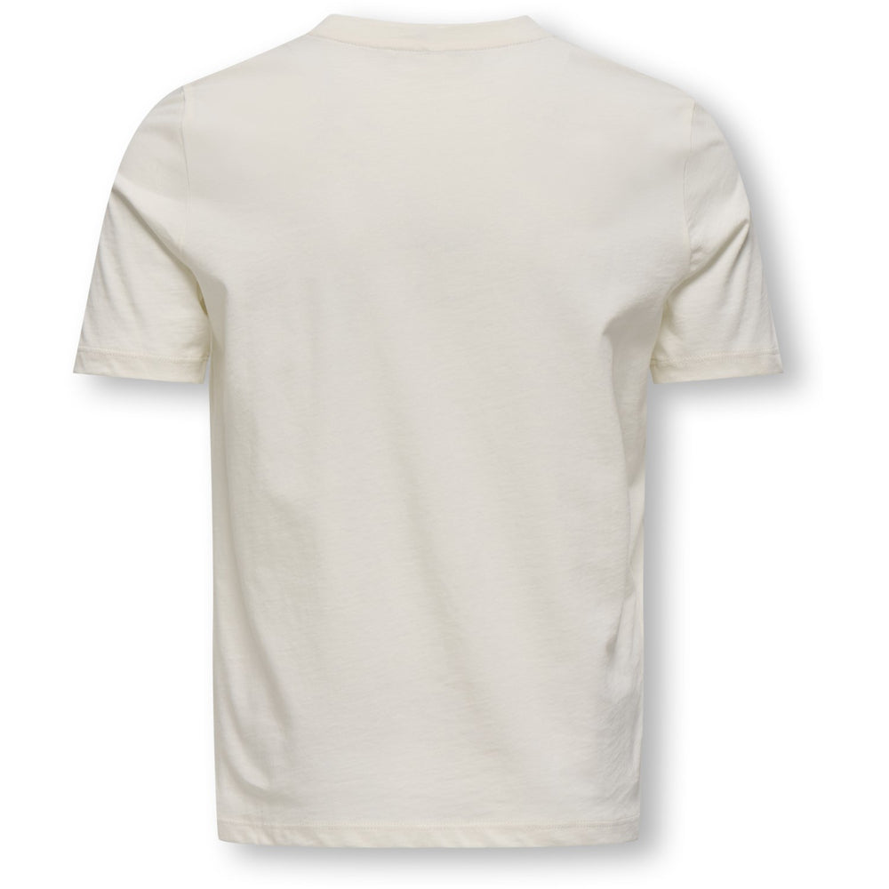 Køb kids ONLY Cloud Dancer New York Rosa Regular T-Shirt