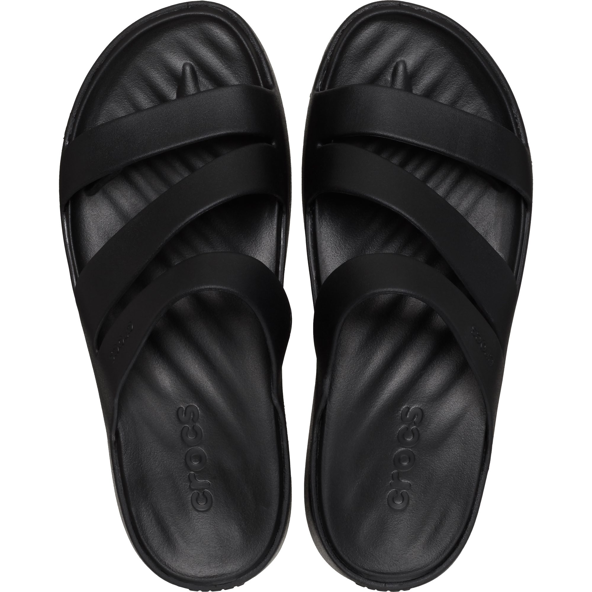 Crocs Getaway Strappy Sandalen Damen schwarz