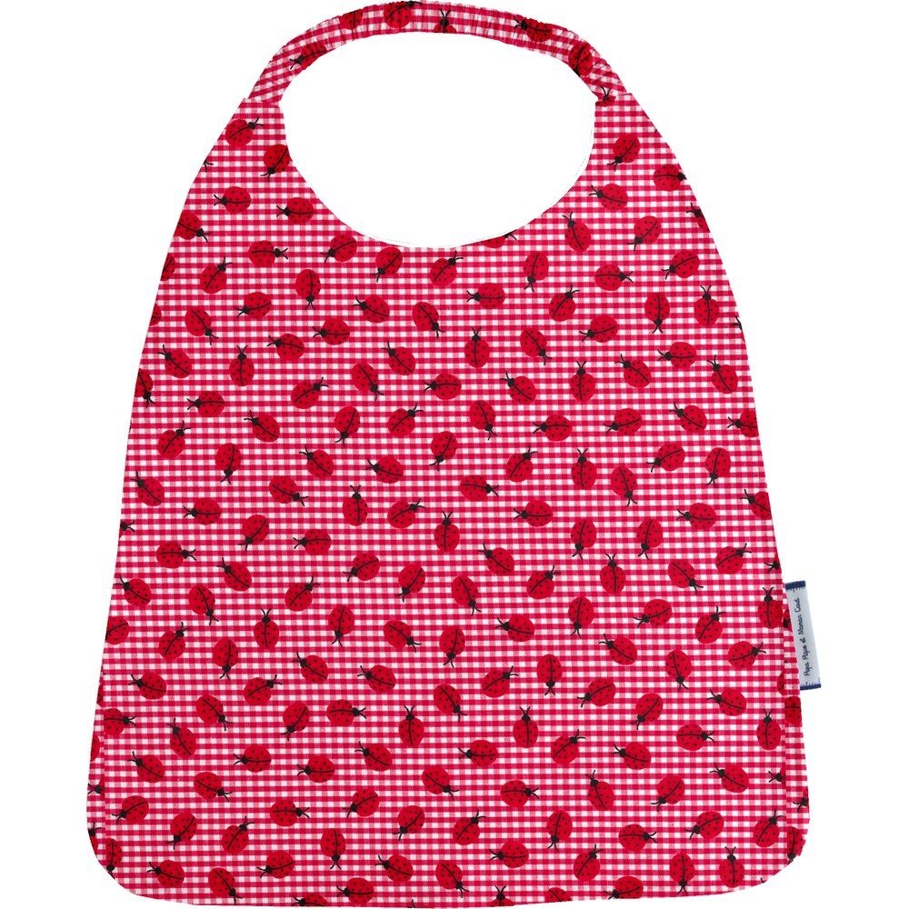 Serviette Enfant Élastique Vichy Coccinelle
