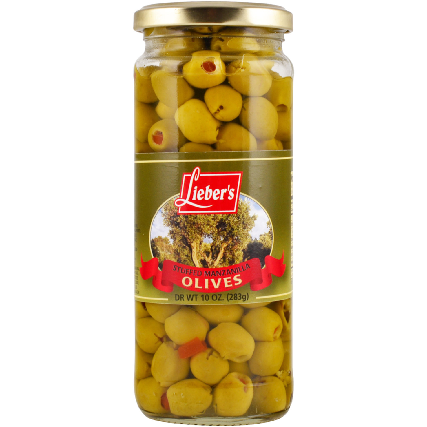 Oliven grün gefüllt mit Peperoni Koscher