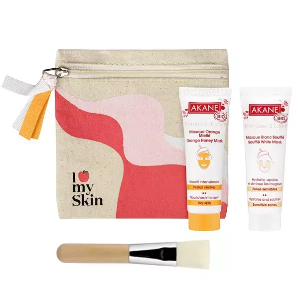 Kit Akane Duo: Máscara Cocoon Orgânica + Pincel Grátis