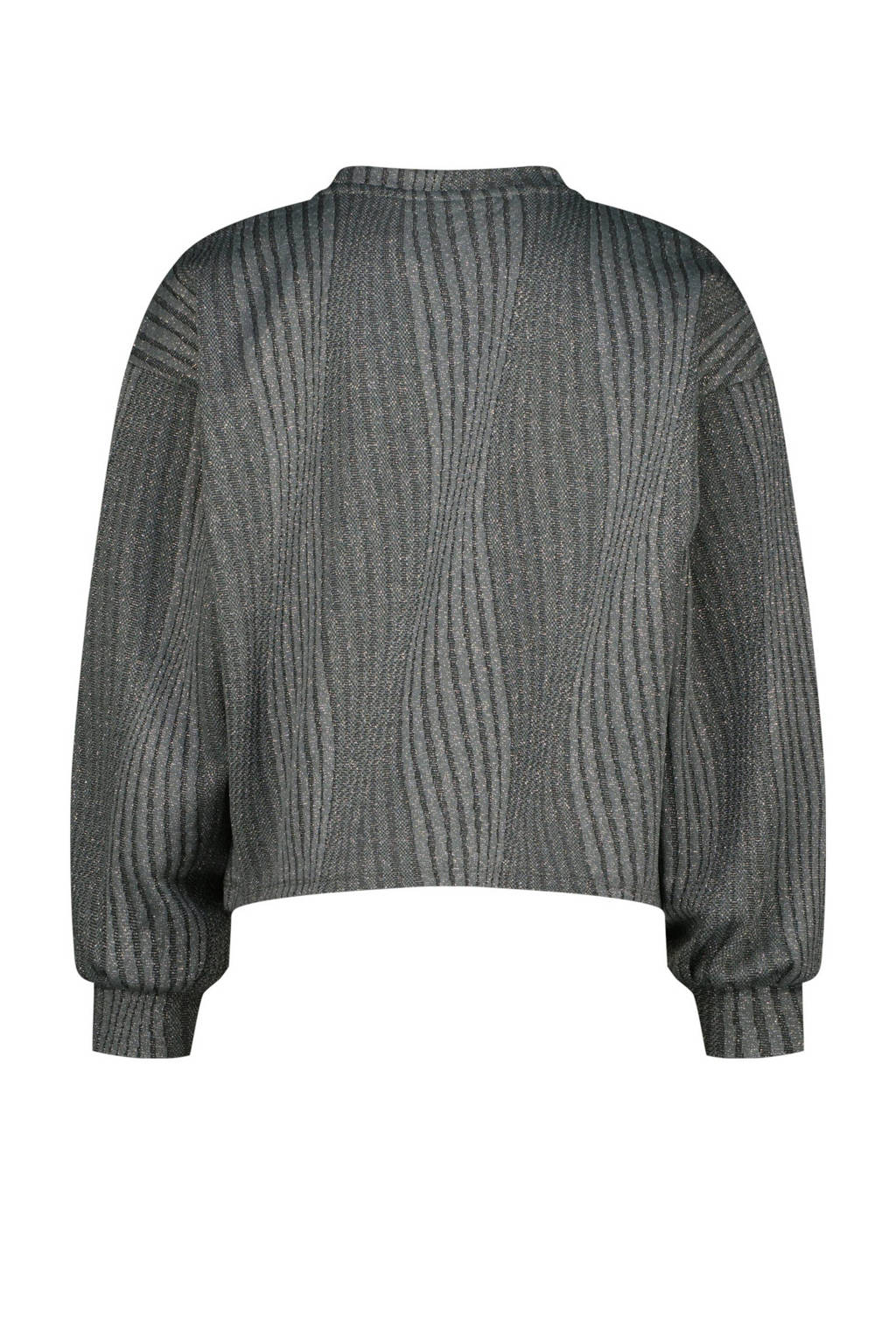Vingino sweater Jane met all over print grijs