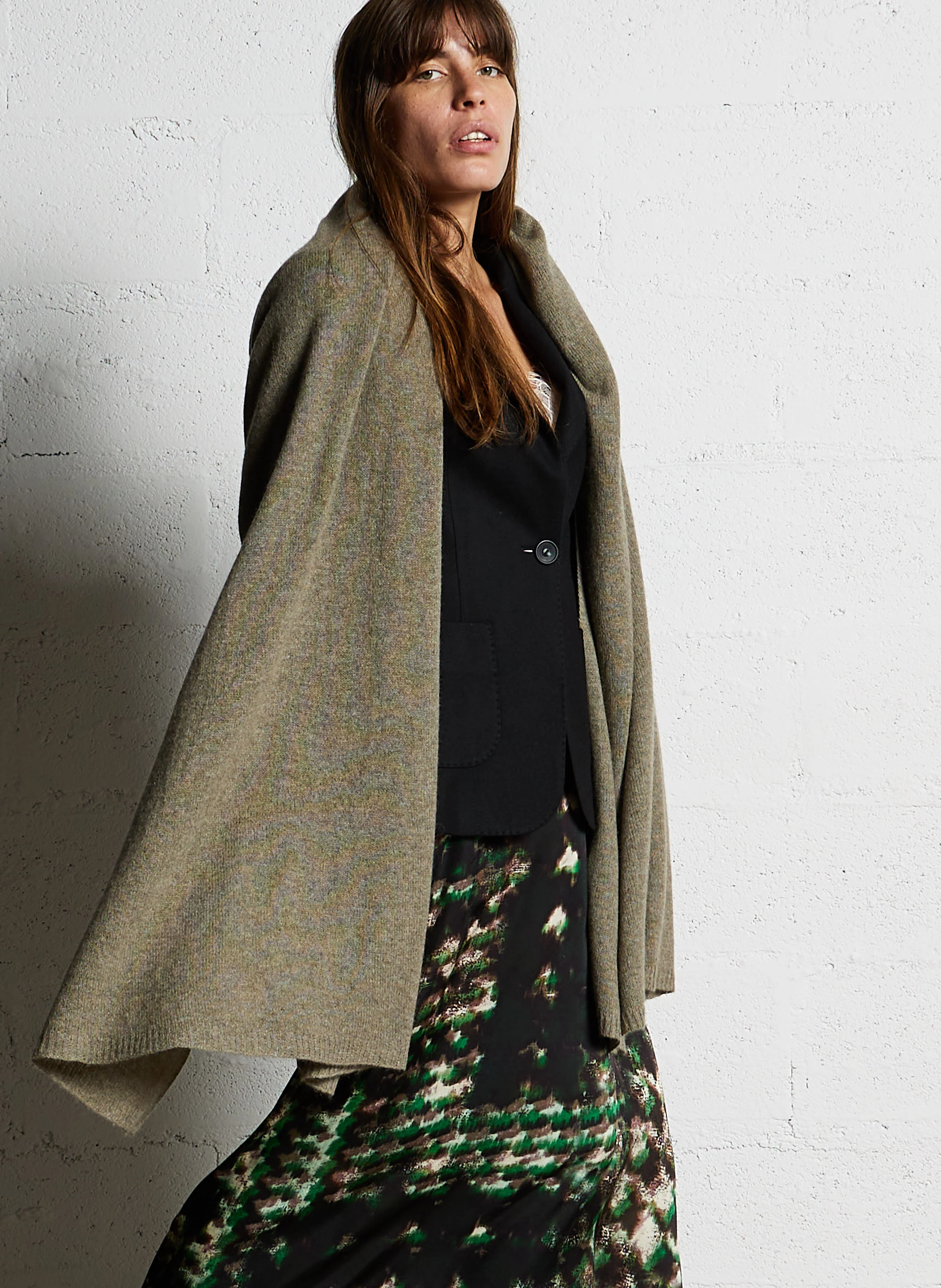 VORADO - Veste de blazer ajustée à col tailleur | Noir